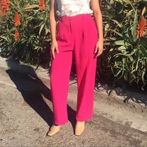 Pink trousers